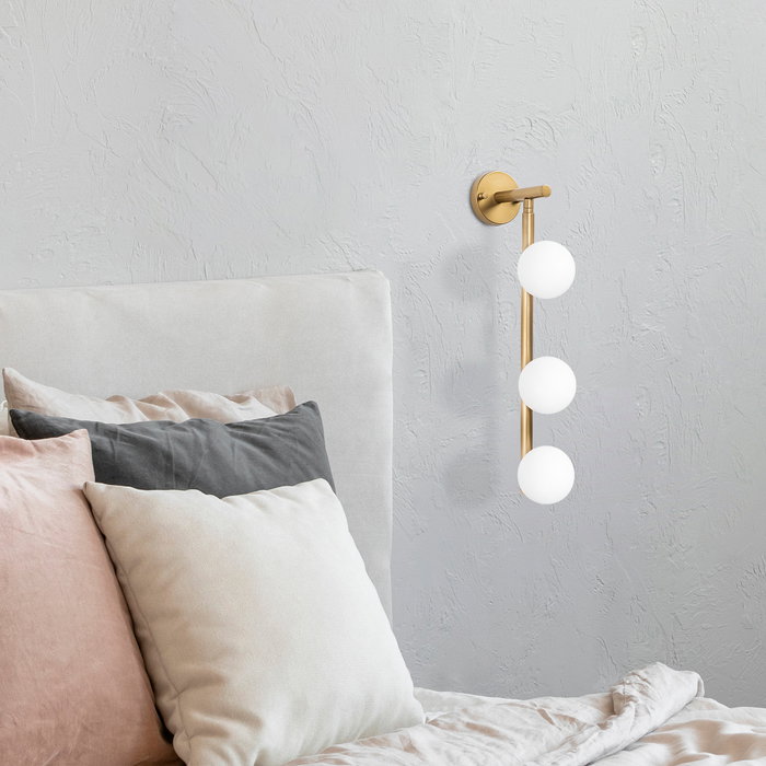 Opviq Lámpara de Pared Bohemia Oro Brillante Opviq Lámpara de Pared Bohemia Oro Brillante